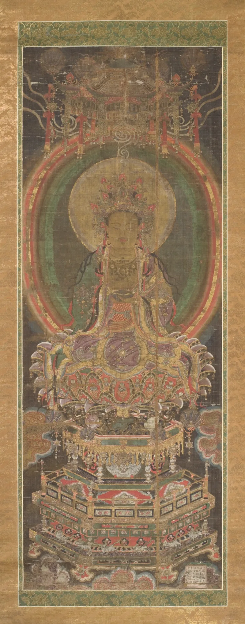 明代观世音绘画，洛杉矶郡艺术博物馆藏